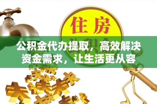 东宁公积金代办提取，高效解决资金需求，让生活更从容