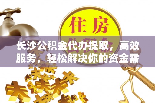 东宁长沙公积金代办提取，高效服务，轻松解决你的资金需求