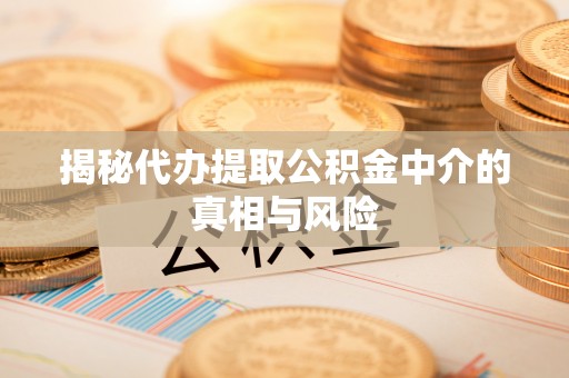 东宁揭秘代办提取公积金中介的真相与风险